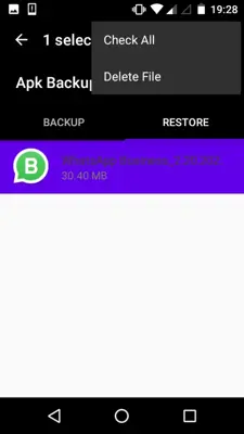 Apk Backup android App screenshot 0